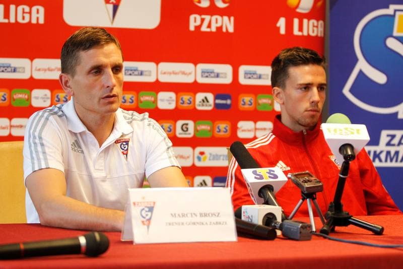 Football. Gornik Zabrze. Press Conference. 27.10.2016