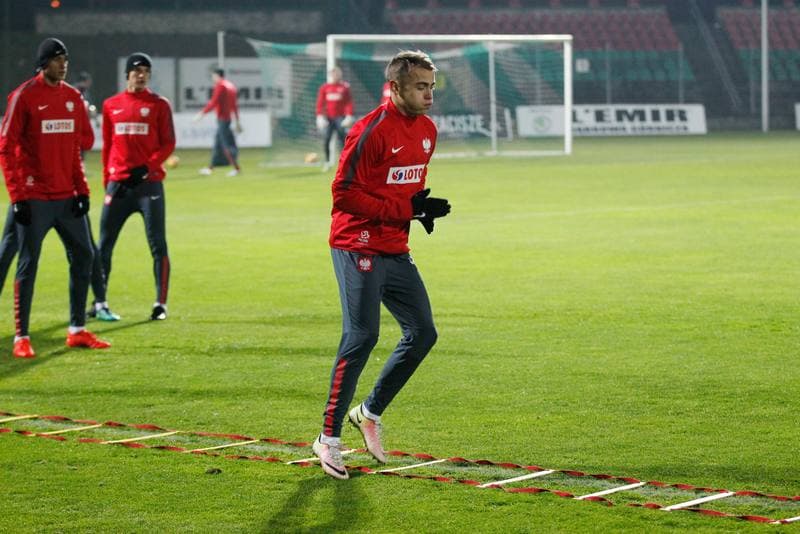 Football. Poland U21. Training. 10.11.2016