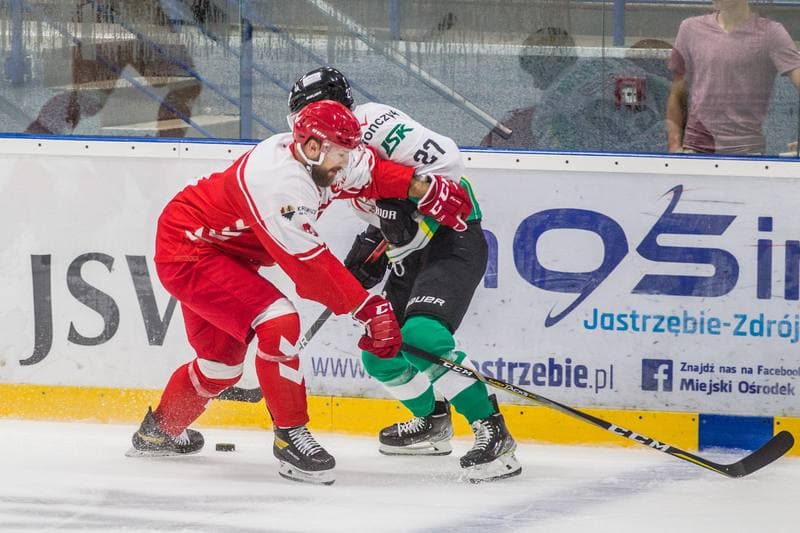 Ice Hockey. Sparing. Reprezentacja Polski - JKH GKS Jastrzebie. 22.08.2021