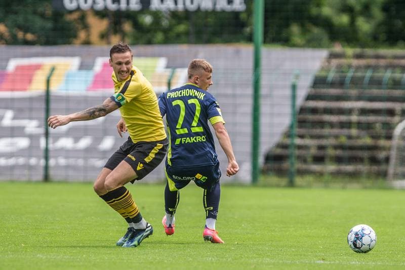 Football. Sparing. GKS Katowice - Sandecja Nowy Sacz. 10.07.2021
