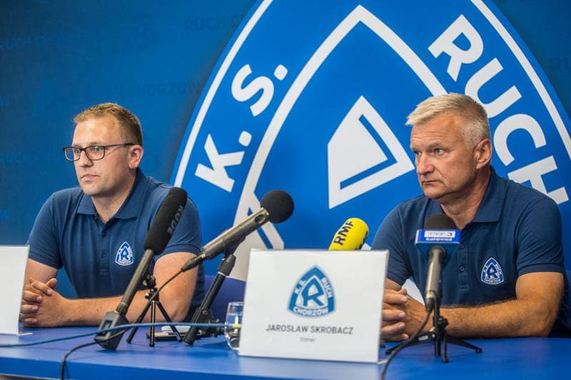 Football. Ruch Chorzow. Press Conference. 01.07.2021