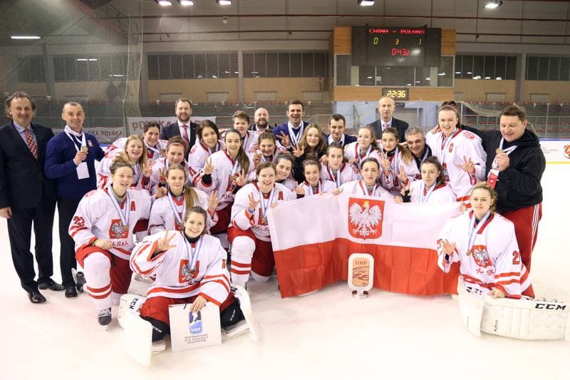 Ice Hockey. U18 Women's World Championship. Poland - China. 14.01.2017