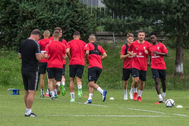 Football. Gornik Zabrze. Training. 09.07.2021