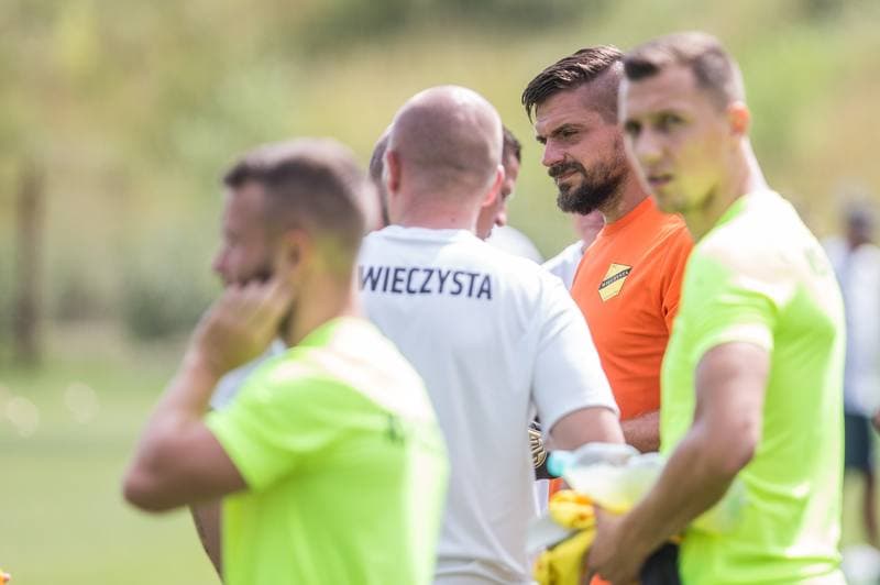 Football. Sparing. Polonia Bytom - Wieczysta Krakow. 17.07.2021