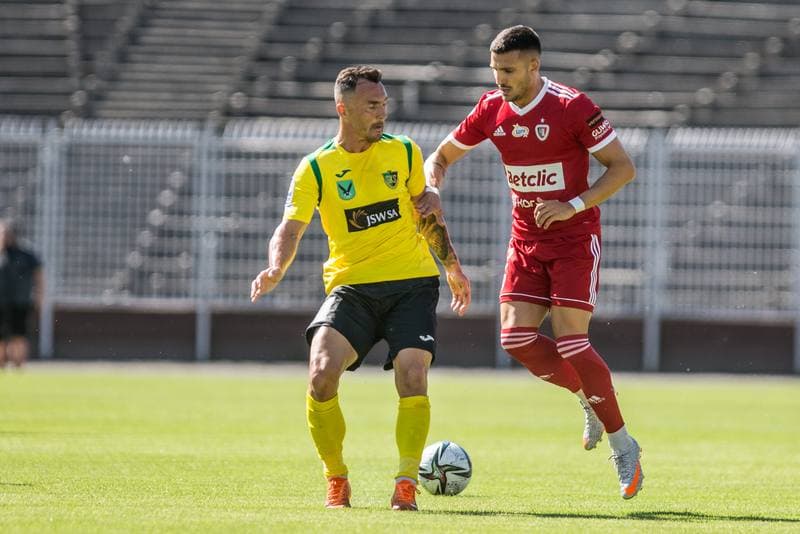 Football. Sparing. GKS 1962 Jastrzebie - Piast Gliwice. 10.07.2021