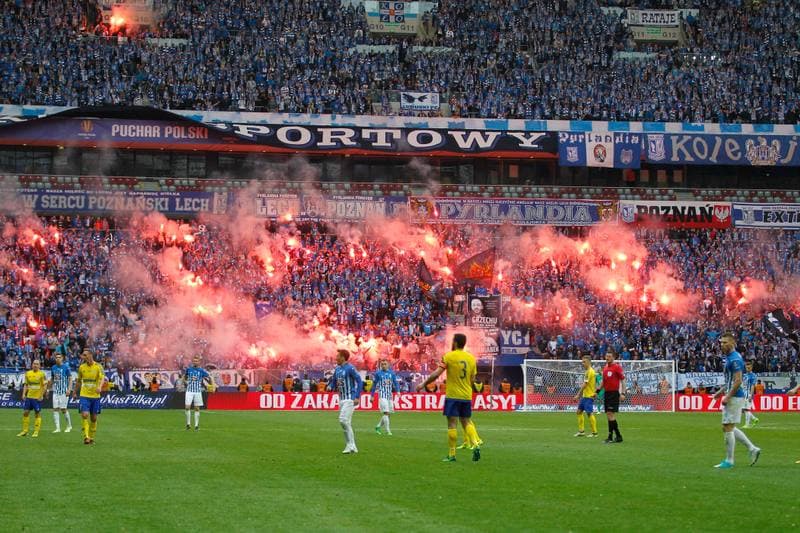 Football. Polish Cup. Lech Poznan - Arka Gdynia. 02.05.2017