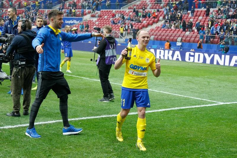 Football. Polish Cup. Lech Poznan - Arka Gdynia. 02.05.2017