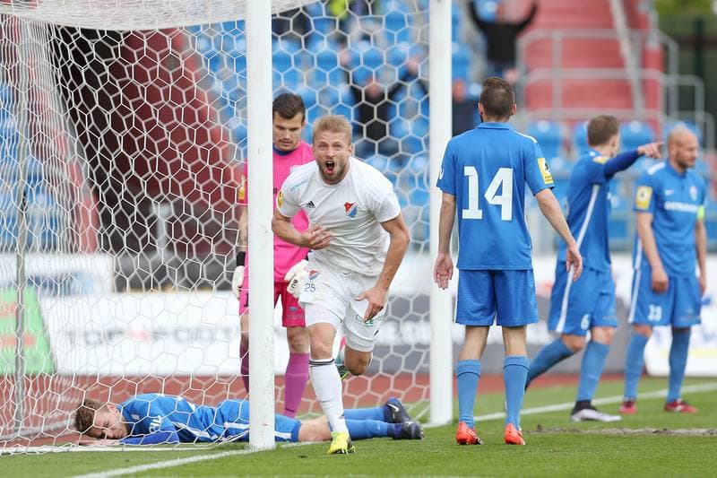 Football. Fortuna Narodni Liga. MFK Vitkovice - Banik Ostrava. 10.05.2017