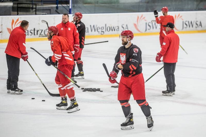 Ice Hockey. Poland national team. Training. 19.08.2021
