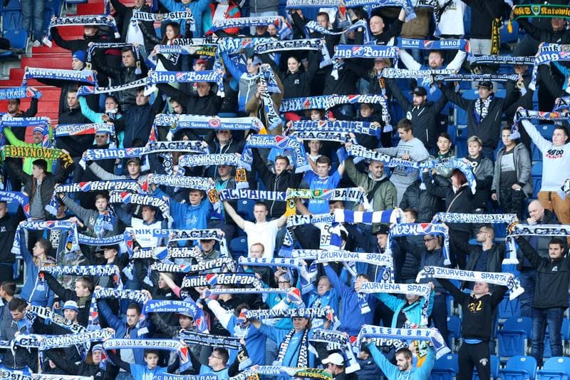 Football. Het Liga. Banik Ostrava - FK Mlada Boleslav. 04.11.2017