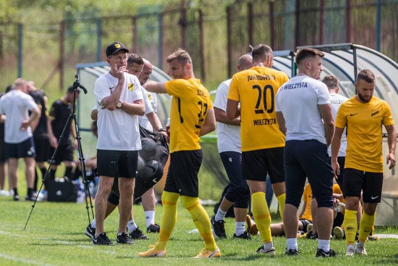 Football. Sparing. Polonia Bytom - Wieczysta Krakow. 17.07.2021