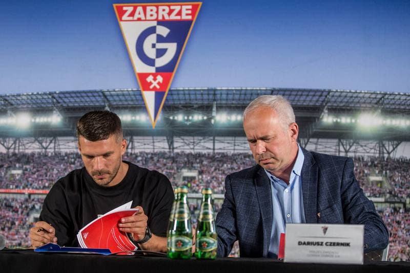 Football. Gornik Zabrze. Press Conference. 08.07.2021
