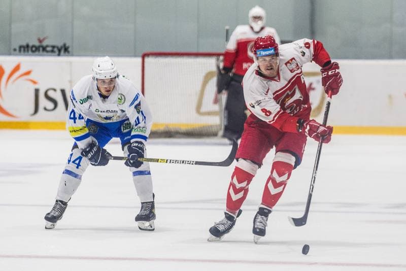 Ice Hockey. Sparing. Reprezentacja Polski - Re-Plast Unia Oswiecim. 20.08.2021