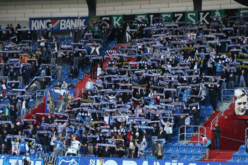 Football. HET Liga. Banik Ostrava - Viktoria Plzen. 04.04.2018