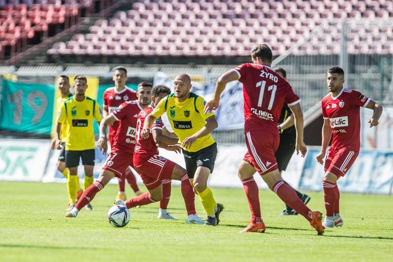 Football. Sparing. GKS 1962 Jastrzebie - Piast Gliwice. 10.07.2021