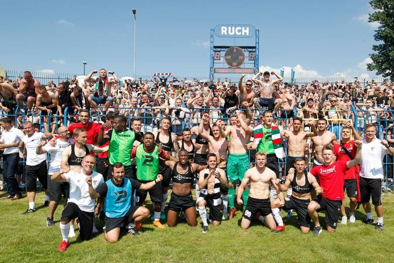 Football. Nice I Liga. Ruch Chorzow - Zaglebie Sosnowiec. 27.05.2018