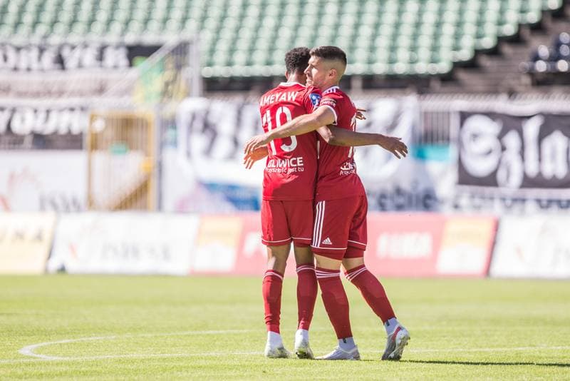 Football. Sparing. GKS 1962 Jastrzebie - Piast Gliwice. 10.07.2021