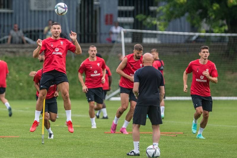 Football. Gornik Zabrze. Training. 09.07.2021