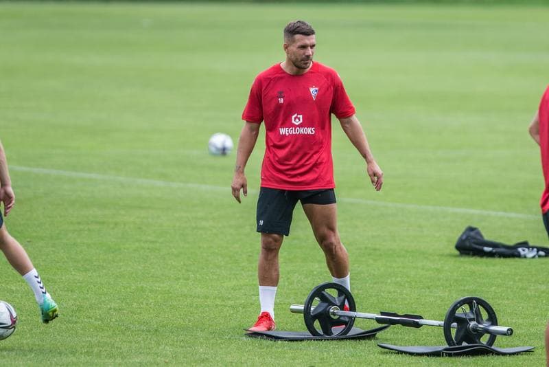 Football. Gornik Zabrze. Training. 09.07.2021
