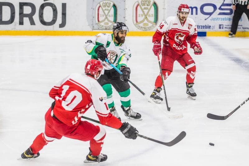 Ice Hockey. Sparing. Reprezentacja Polski - JKH GKS Jastrzebie. 22.08.2021