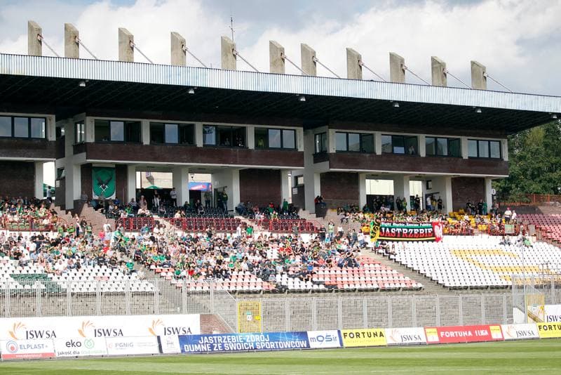 Football. Fortuna I Liga. GKS 1962 Jastrzebie - Garbarnia Krakow. 15.09.2018