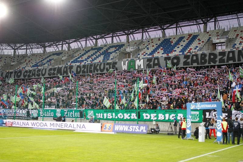 Football. Lotto Ekstraklasa. Gornik Zabrze - Jagiellonia Bialystok. 23.09.2018