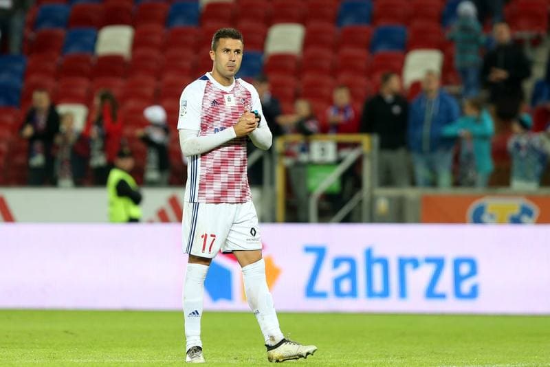 Football. Lotto Ekstraklasa. Gornik Zabrze - Jagiellonia Bialystok. 23.09.2018