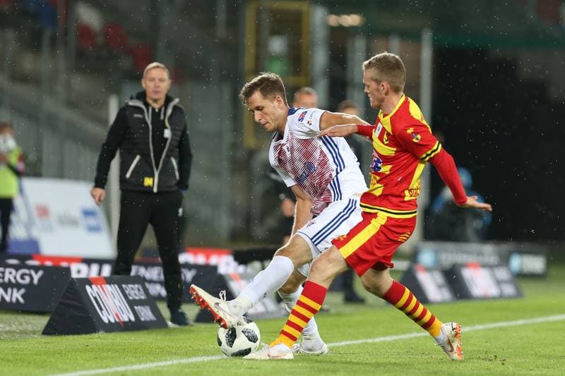 Football. Lotto Ekstraklasa. Gornik Zabrze - Jagiellonia Bialystok. 23.09.2018
