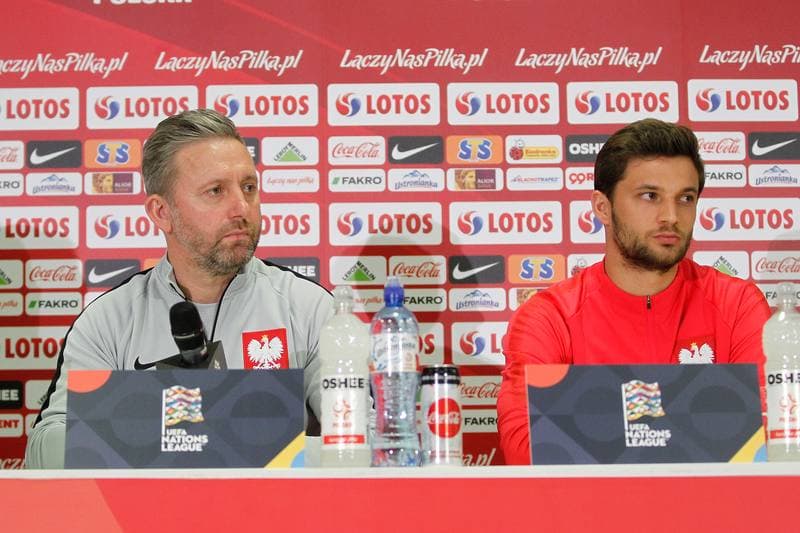 Football. Poland national team. Press Conference. 10.10.2018