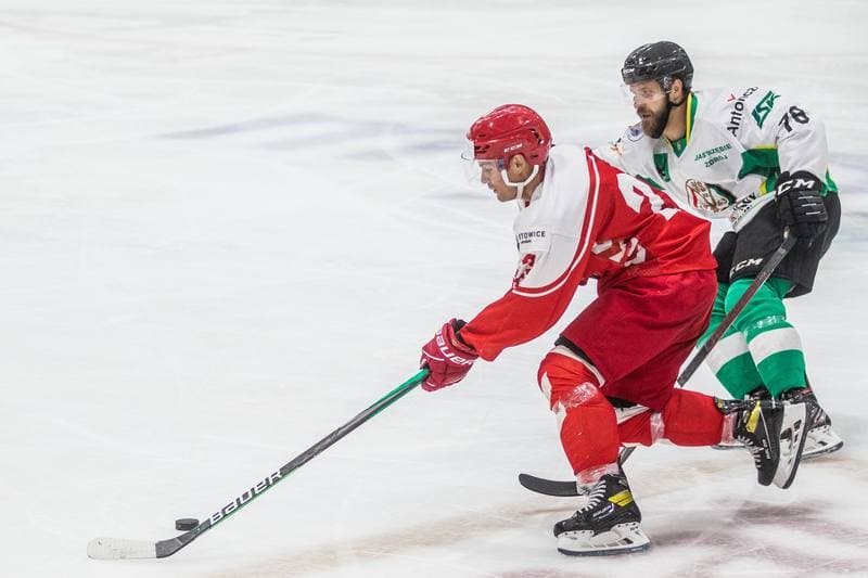 Ice Hockey. Sparing. Reprezentacja Polski - JKH GKS Jastrzebie. 22.08.2021