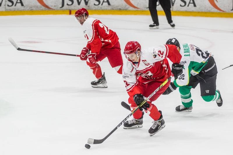 Ice Hockey. Sparing. Reprezentacja Polski - JKH GKS Jastrzebie. 22.08.2021