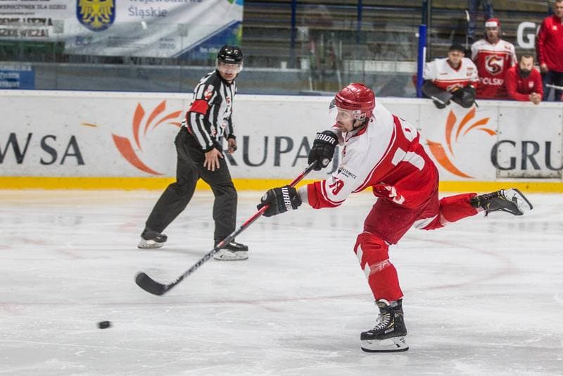 Ice Hockey. Sparing. Reprezentacja Polski - JKH GKS Jastrzebie. 22.08.2021