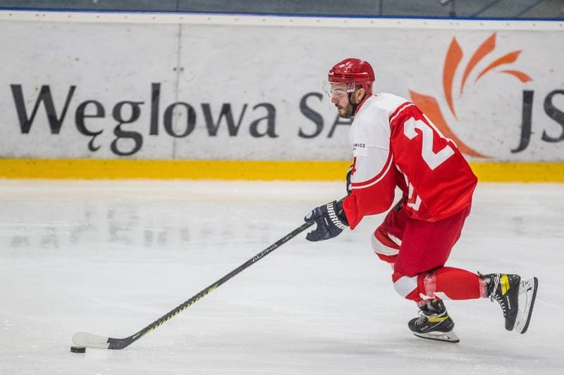 Ice Hockey. Sparing. Reprezentacja Polski - JKH GKS Jastrzebie. 22.08.2021