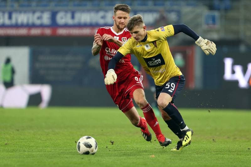 Football. Lotto Ekstraklasa. Piast Gliwice - Pogon Szczecin. 03.12.2018