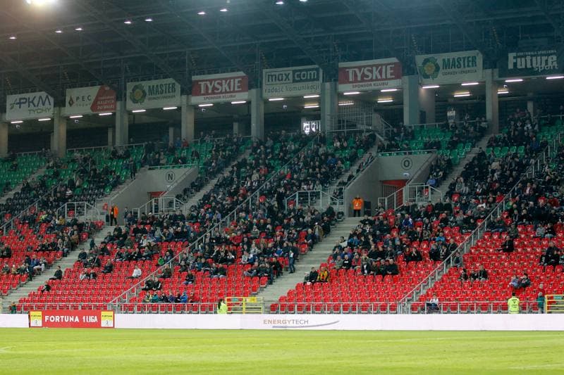 Football. Fortuna I Liga. GKS Tychy - Bytovia Bytow. 30.03.2019