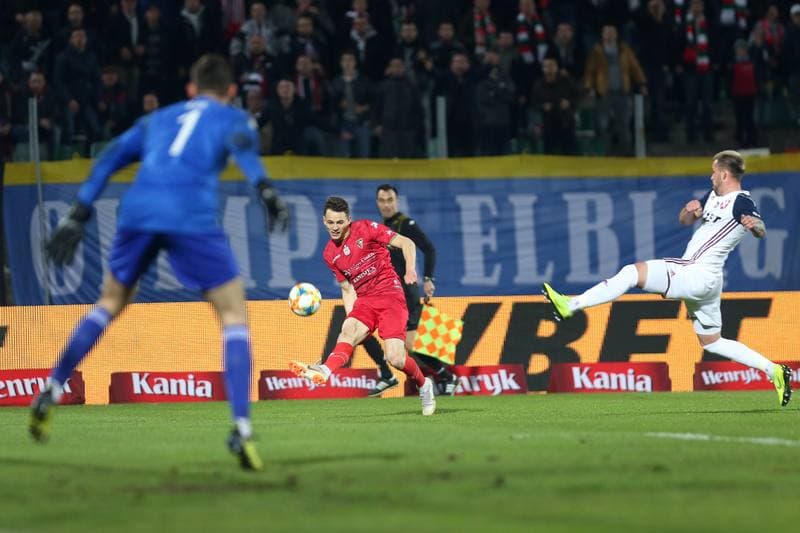 Football. Lotto Ekstraklasa. Zaglebie Sosnowiec - Wisla Krakow. 03.04.2019