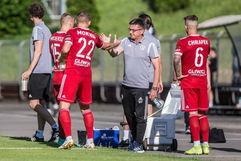 Football. Sparing. GKS 1962 Jastrzebie - Piast Gliwice. 10.07.2021