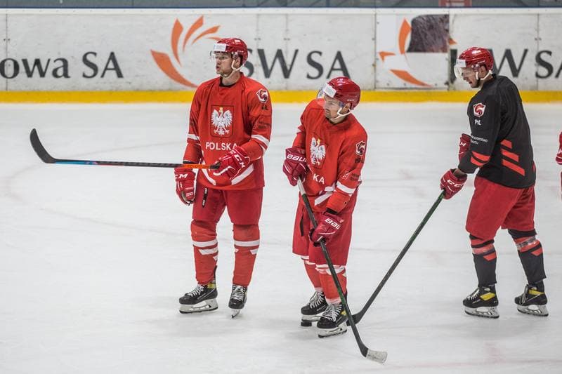Ice Hockey. Poland national team. Training. 19.08.2021