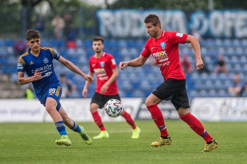 Football. III Liga. Ruch Chorzow - LKS Goczalkowice Zdroj. 12.06.2021