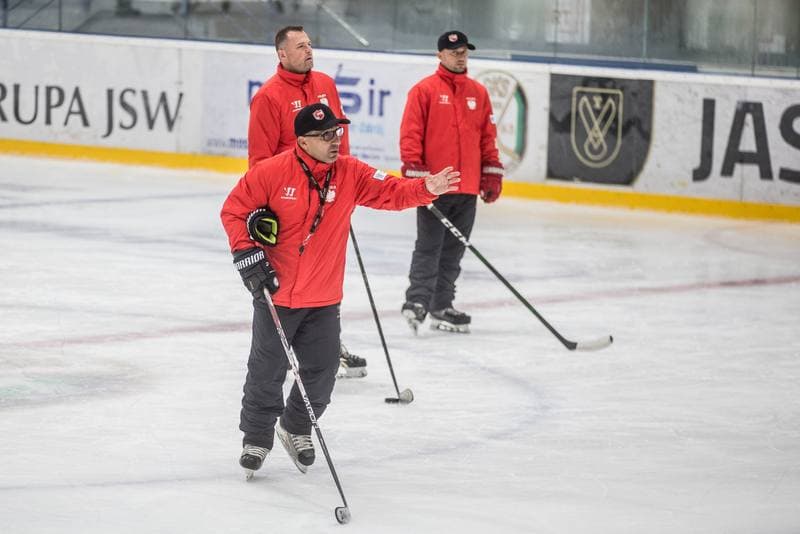 Ice Hockey. Poland national team. Training. 19.08.2021