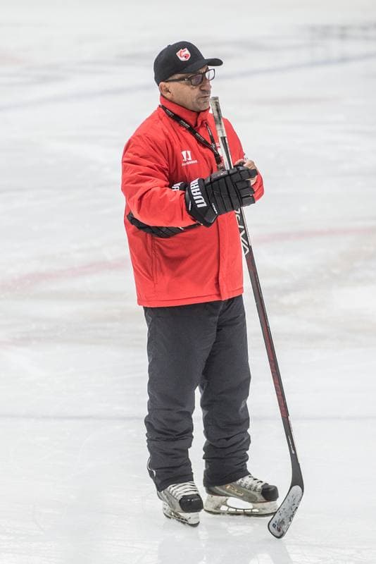 Ice Hockey. Poland national team. Training. 19.08.2021