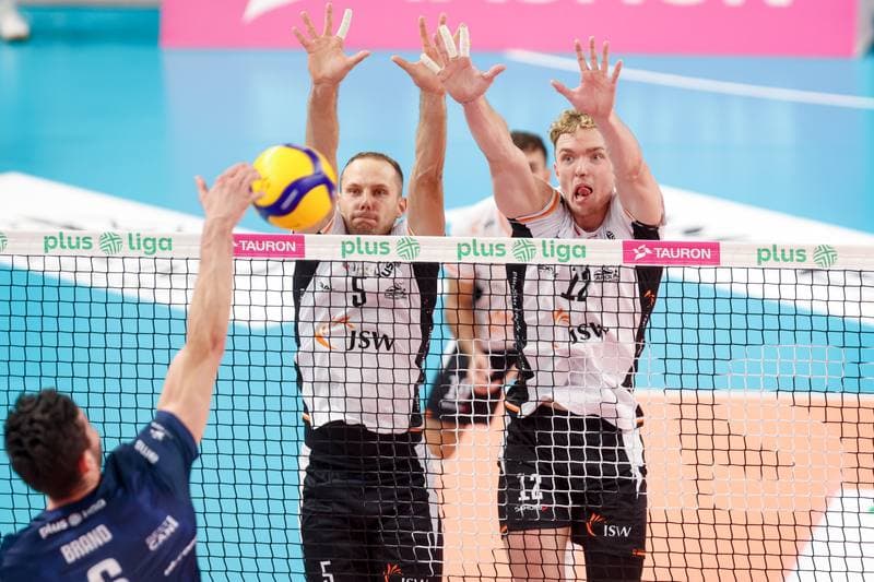 Volleyball. PlusLiga. Jastrzebski Wegiel - PGE Projekt Warszawa. 01.10.2024
