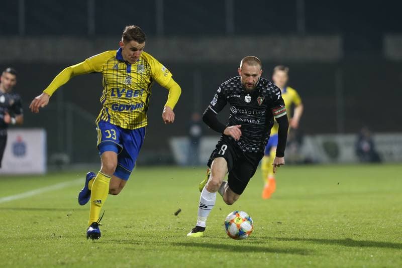 Football. Lotto Ekstraklasa. Zaglebie Sosnowiec - Arka Gdynia. 16.02.2019