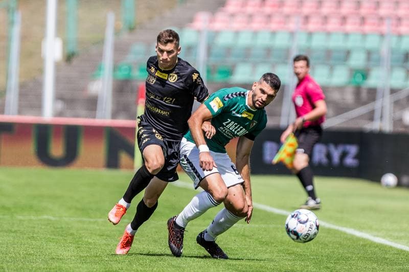 Football. Fortuna I Liga. Zaglebie Sosnowiec - Widzew Lodz. 08.08.2021