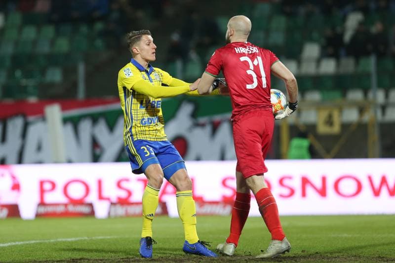 Football. Lotto Ekstraklasa. Zaglebie Sosnowiec - Arka Gdynia. 16.02.2019