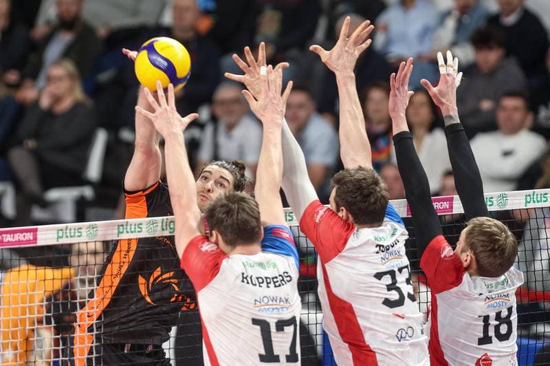 Volleyball. PlusLiga. Nowak-Mosty MKS Bedzin - JSW Jastrzebski Wegiel. 01.03.2025
