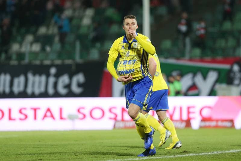 Football. Lotto Ekstraklasa. Zaglebie Sosnowiec - Arka Gdynia. 16.02.2019