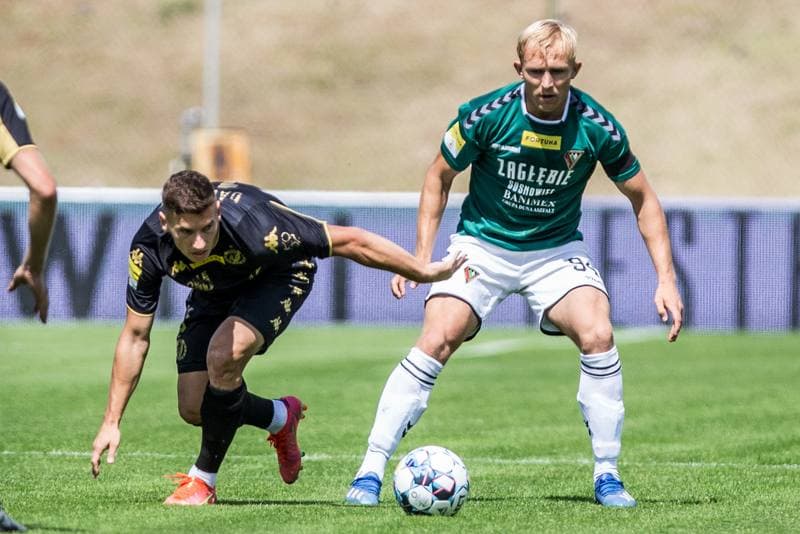 Football. Fortuna I Liga. Zaglebie Sosnowiec - Widzew Lodz. 08.08.2021
