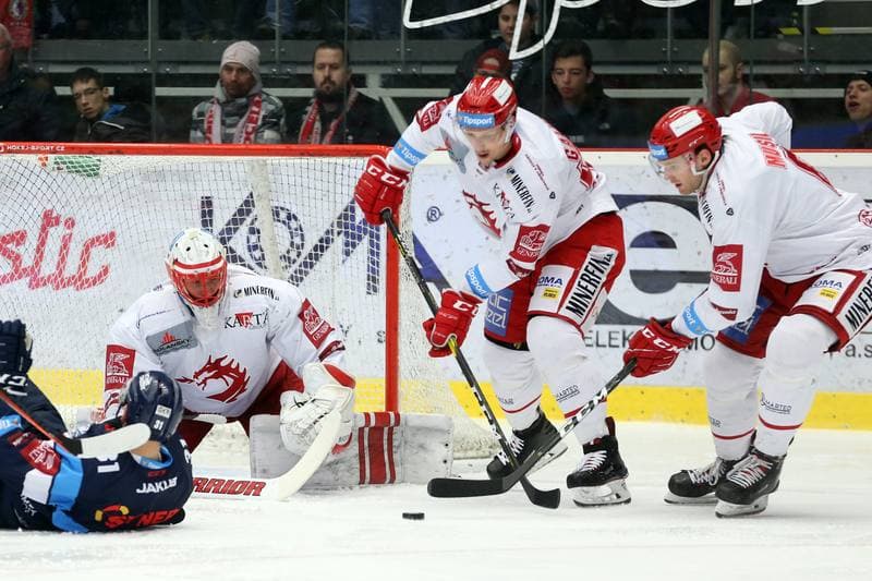 Ice Hockey. Tipsport Extraliga. Ocelari Trinec - Bily Tygri Liberec. 13.02.2019