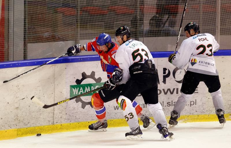 Ice Hockey. Polska Hokej Liga. Naprzod Janow - Polonia Bytom. 09.10.2014